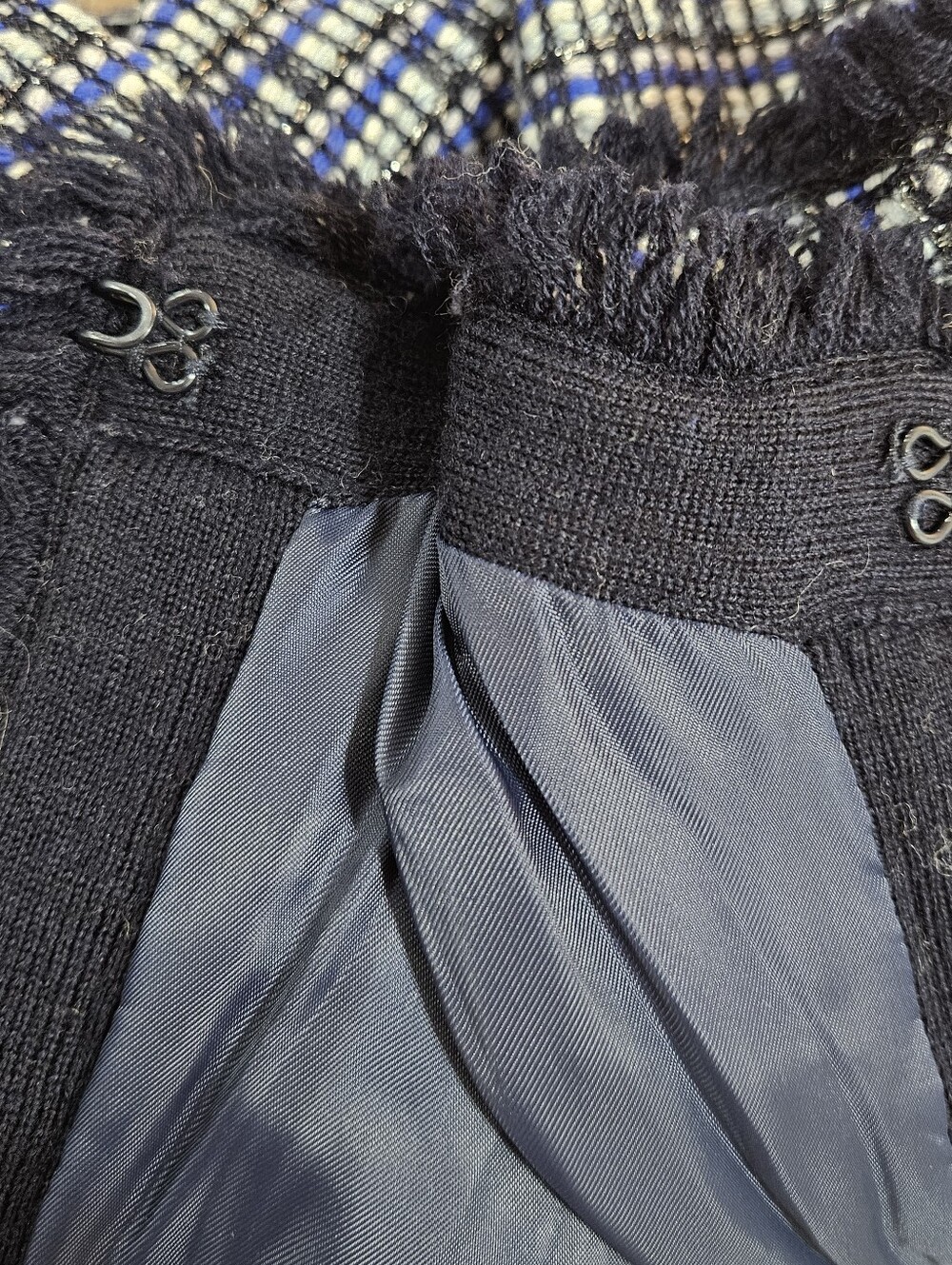 J.Crew Collarless Tweed Blazer Size M - Picture 5 of 7